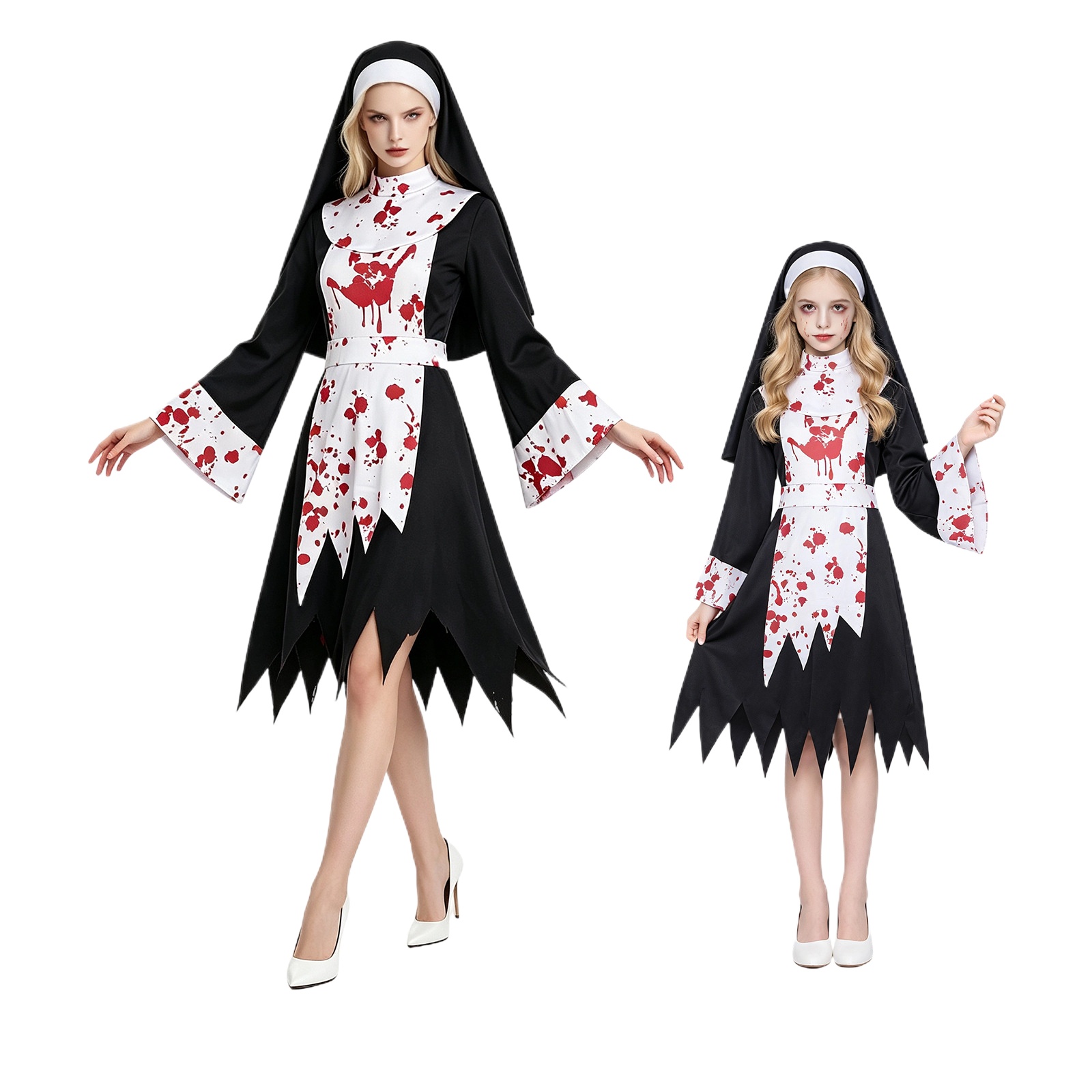 Bathrobe - Costume da Cosplay da Suora Spaventosa