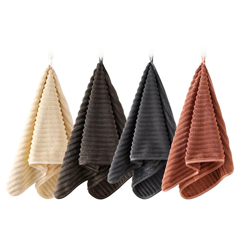 Spa Towel - ABZV-Set di 4 Asciugamani in Microfibra