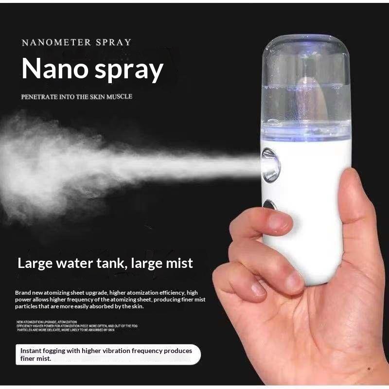 Face Steamer - 1 Set Nebulizzatore Facciale Nano Ricaricabile