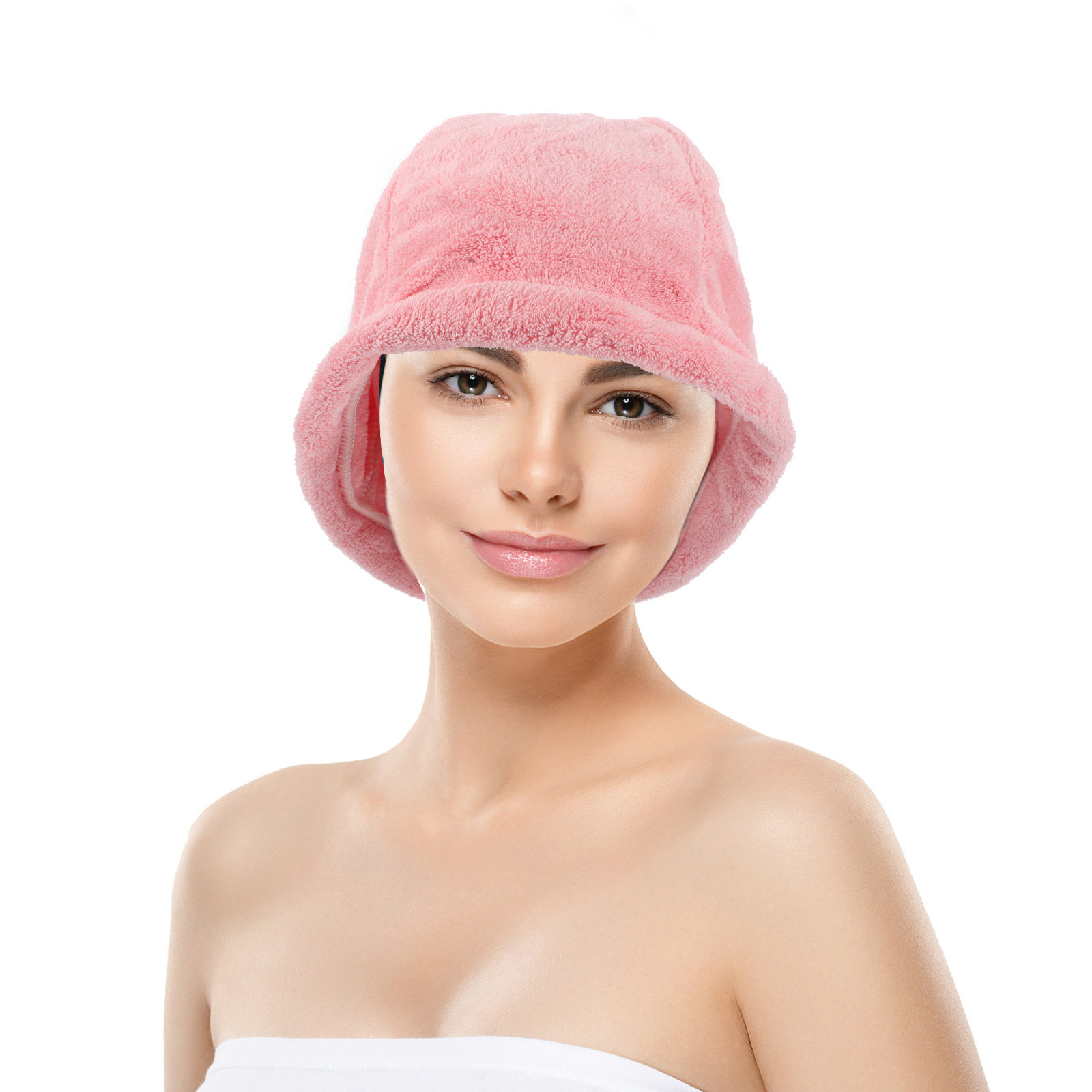 Cuffia in pile di corallo per  - Spa Towel recensione e prezzo